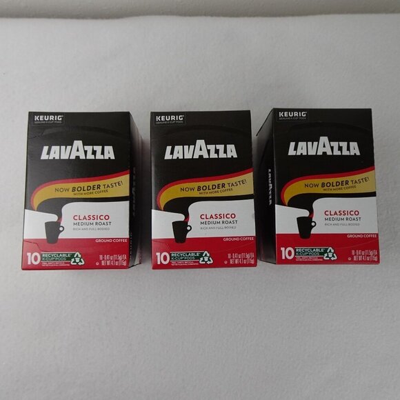 Lavazza Classico Medium Roast Coffee 30 Ct (3/10 Count) Keurig K-cup Pods - Picture 2 of 5